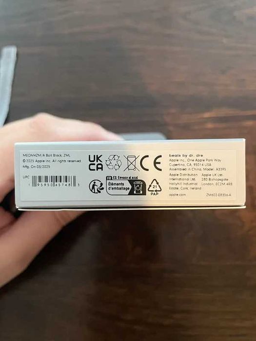 Cablu Beats USB-C la Lightning, 20cm, Woven negru