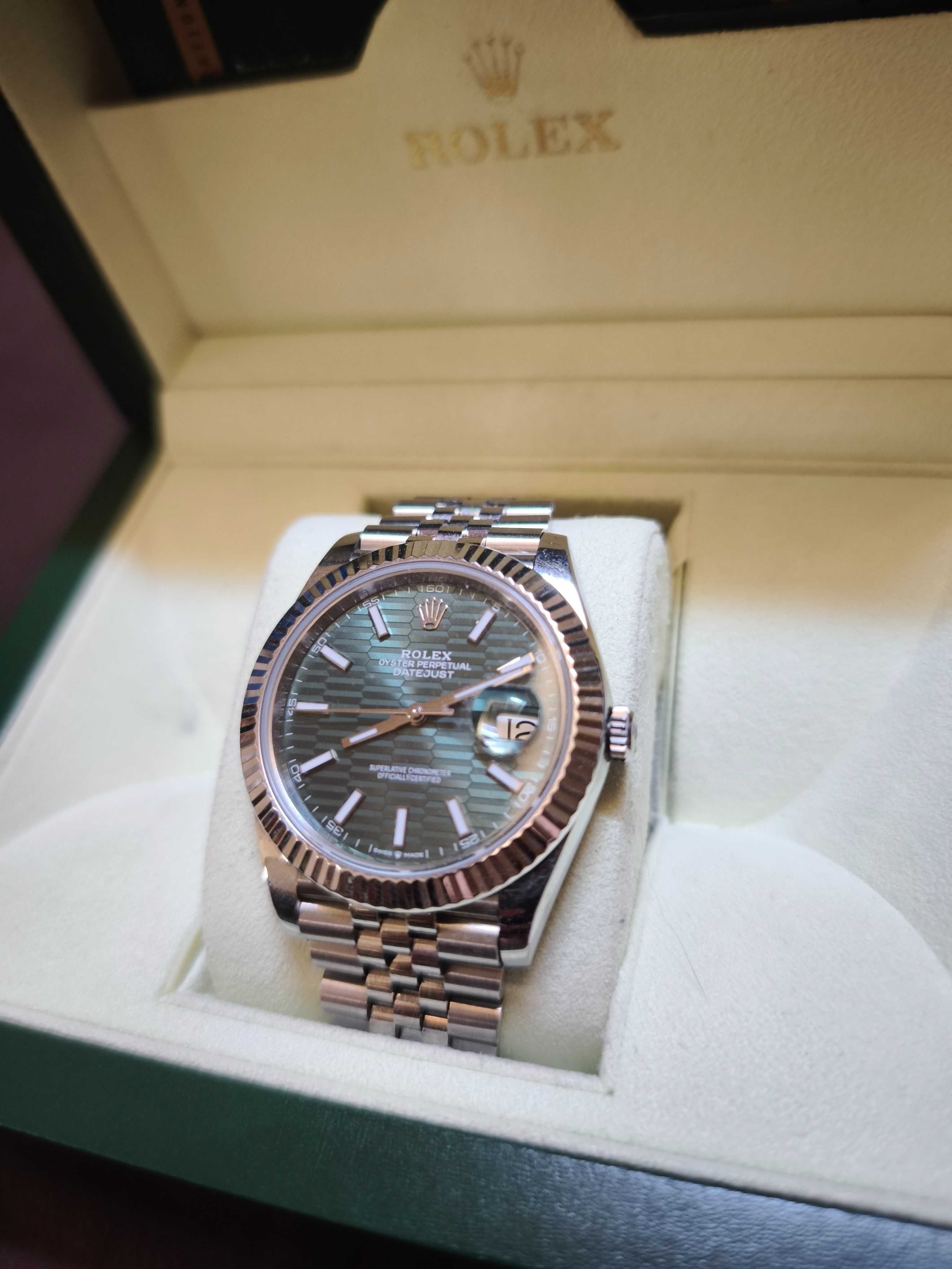 Rolex Datejust 126334 Motif Green