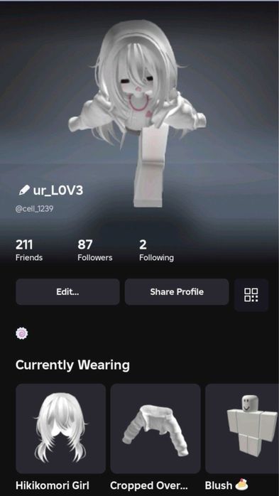 Роблокс аккаунт для девочки