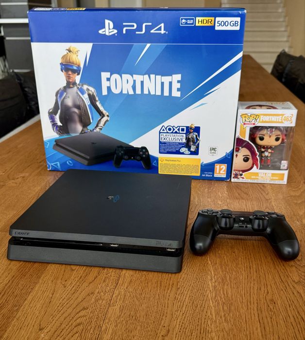 PlayStation 4 Slim (PS4 Slim) | Пълен комплект с кутия + подарък