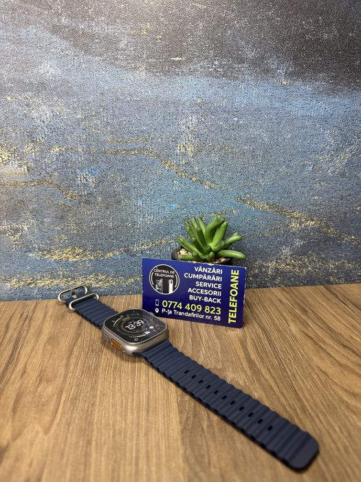 Apple watch ultra/100% viatabaterie /2 Ani Garantie Centrul de Telefoa