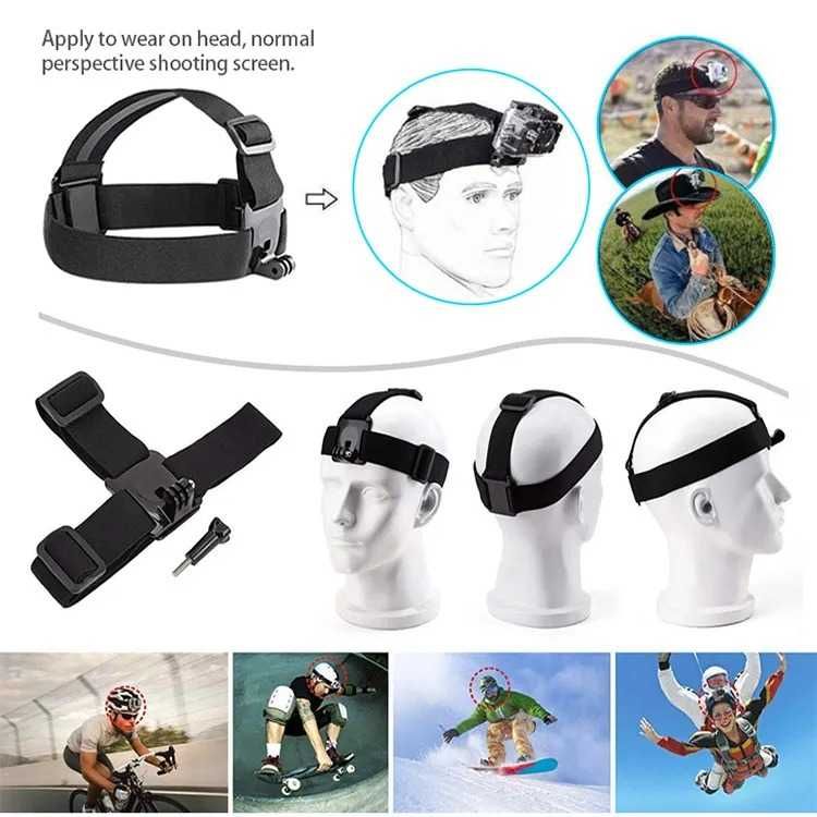 Set geanta accesorii camera de actiune GoPro ham prindere cap ventuza