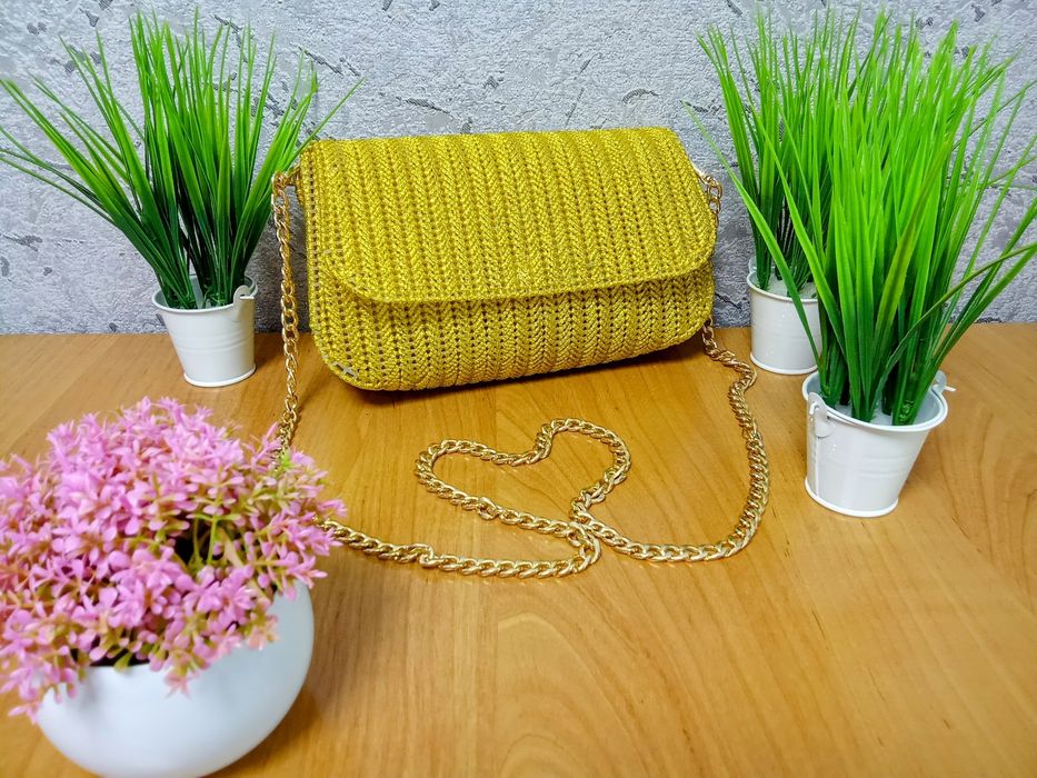 Клатч летний ручной работы