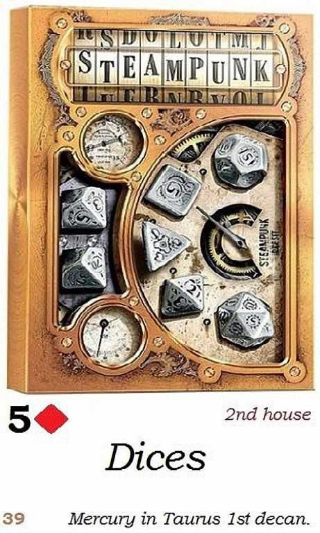 Оракул Ленорман Steampunk Divination (Таро, руны), размер 7х12см