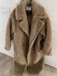 Teddy coat blana naturala miel