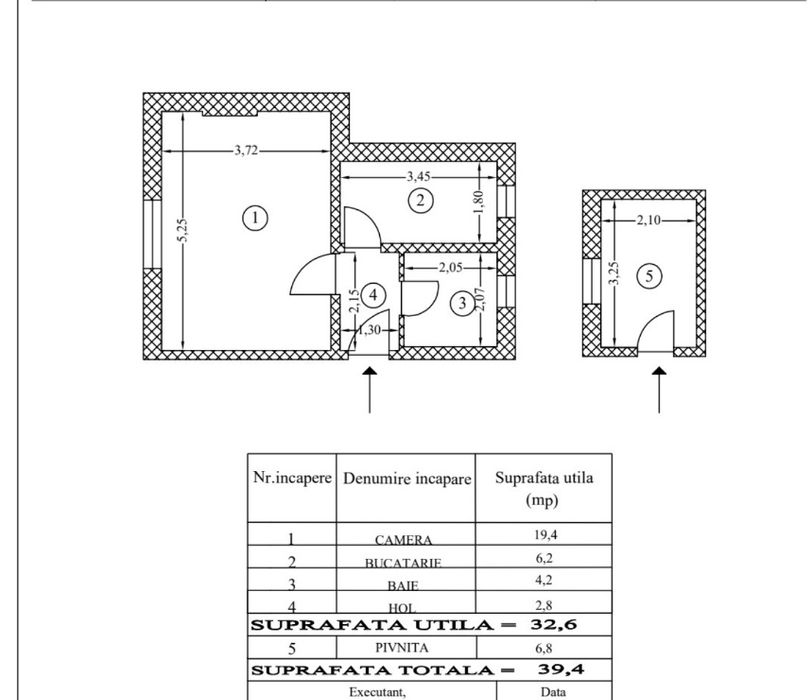 Garsoniera Unirii | 32 mp | Principatele Unite