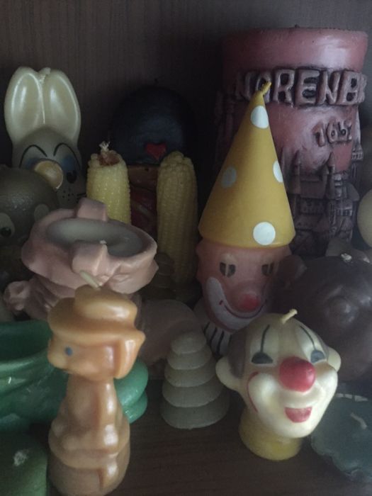 Colectie lumanari figurine, din anii 1970-1985