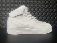 nike air force 1 mid albi noi