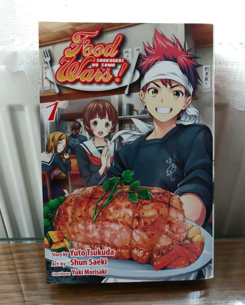 Manga Food Wars 1, Fushigi Yûgi 1, My Hero Academia 1