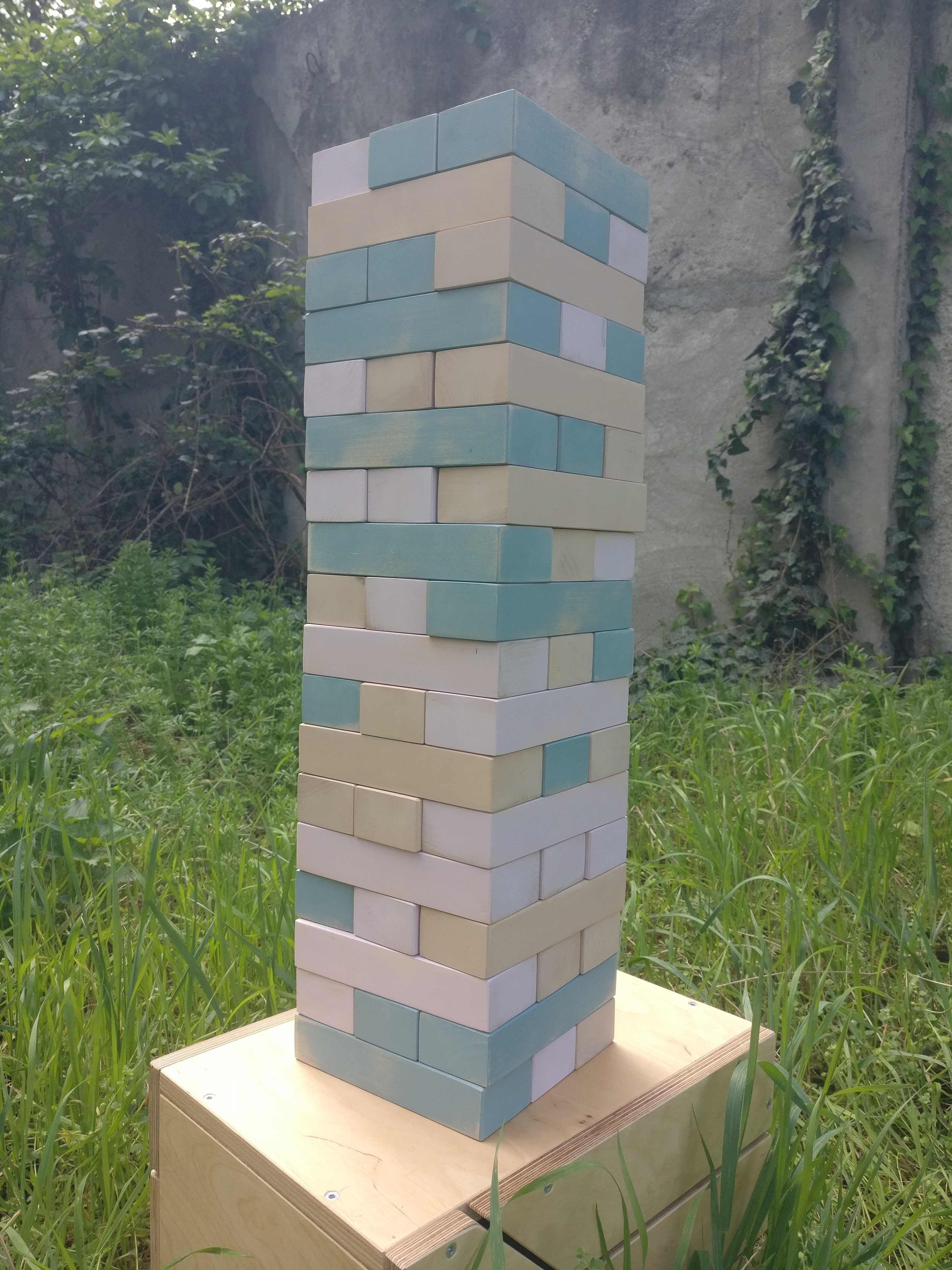 Jenga Gigant [v2] + ladita transport/depozitare | 54 buc 15x5x3cm