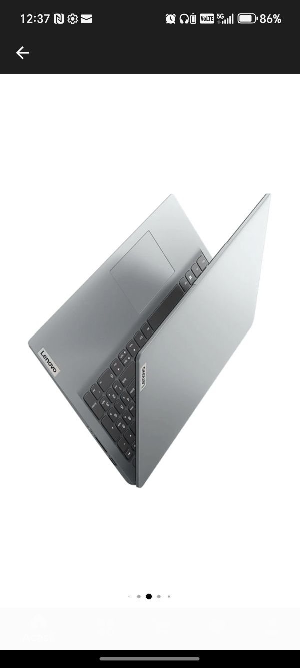 Laptop Lenovo IdeaPad 1 15IJL7 cu procesor Intel® Celeron® N5100 pana