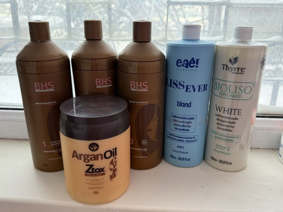 Срочно продам составы для кератина и нанопластики.