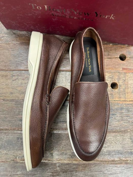 Лоферы мужские To Boot New York Forza Deerskin Slip On! Made in Italy!