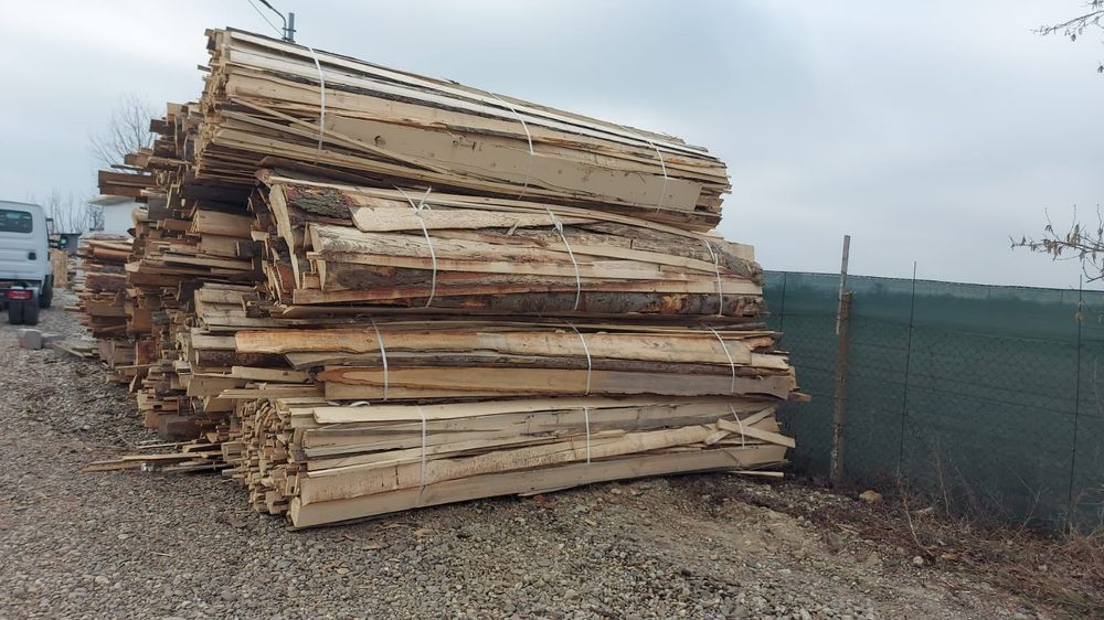 Busteni de fag & stejar și deșeuri lăturoaie de brad & molid