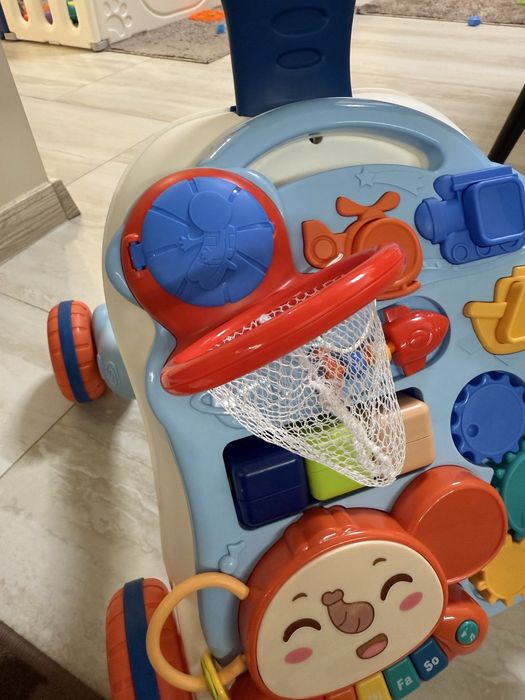 Проходилка уокър 3 в 1 KikkaBoo - Play & Grow, синя