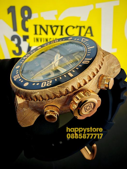 INVICTA Hummer Gold 52mm, Инвикта нов ръчен часовник