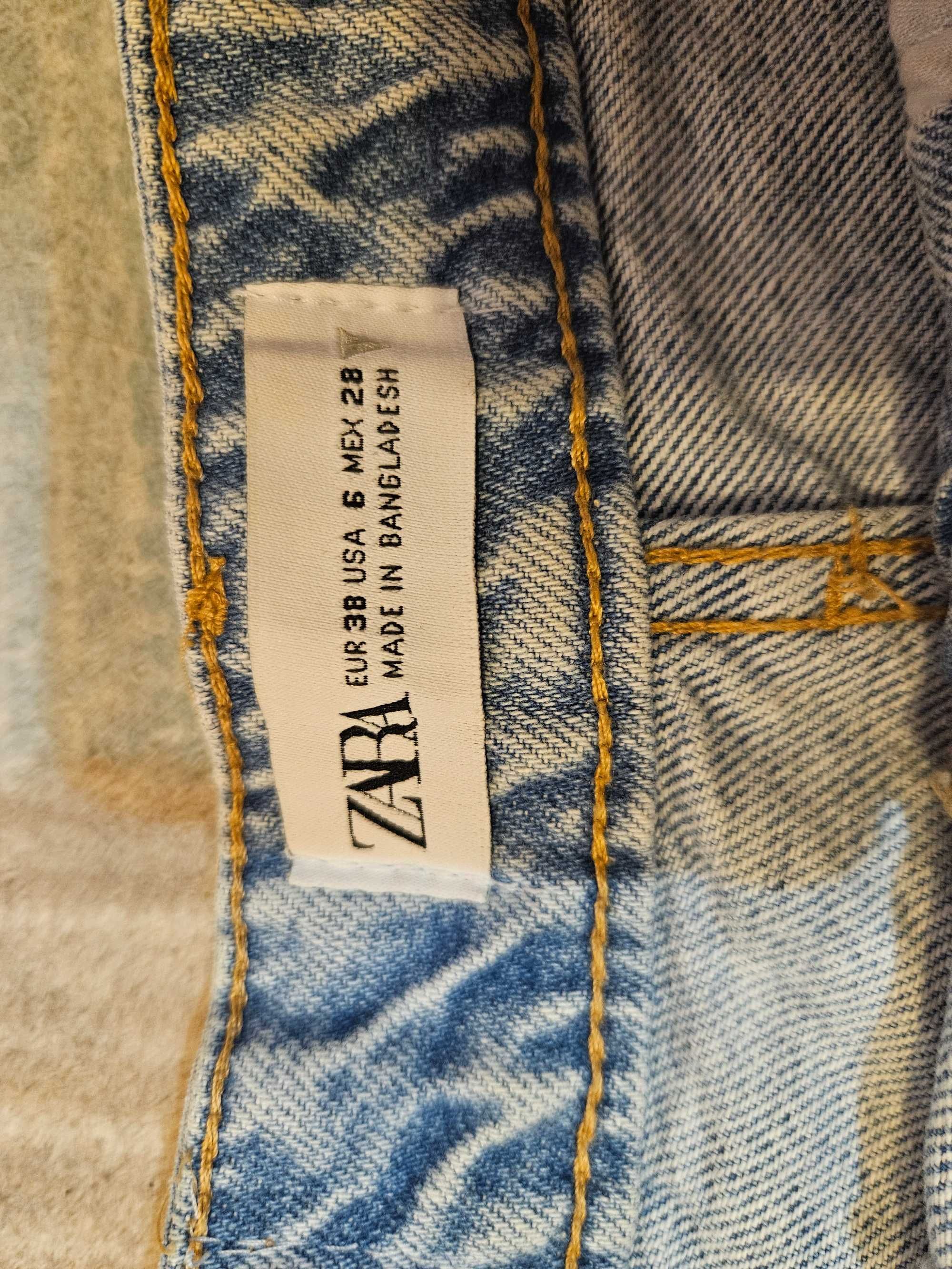 Дънкови къси панталони ZARA