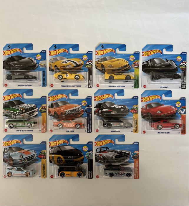 Hot wheels колички Ferrari BMW Porsche audi Mclaren ford triumph TH