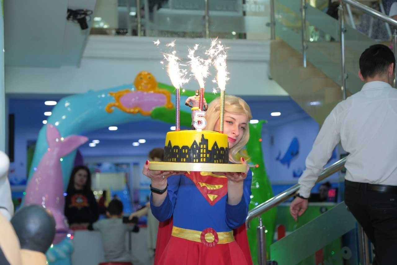 Детский праздник , день рождения  фиксики, принцессы , супергерои
