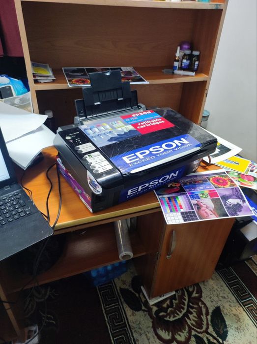 Epson 7300 wf kopiya skanerli  rangli tezkor printer. Dyuzi 100% tiniq