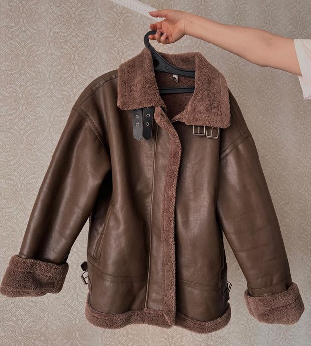 Зимняя дубленка.