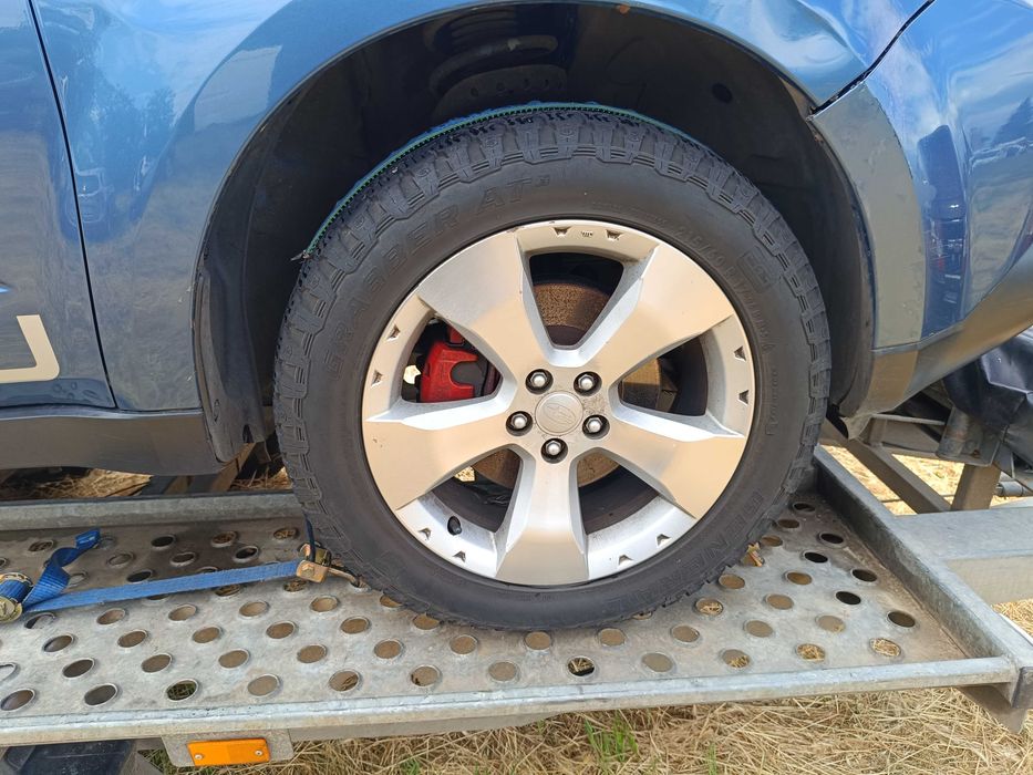 Set jante originale Subaru Forester 215 60 17 teren accidentat anvelop