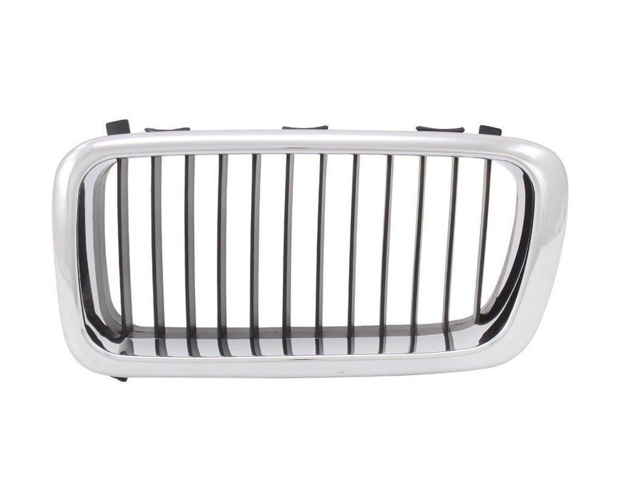 Grila radiator Bmw Seria 7 (E38), 04.1994-1998 stanga, crom/crom/negru, 51138172279, 202205-3