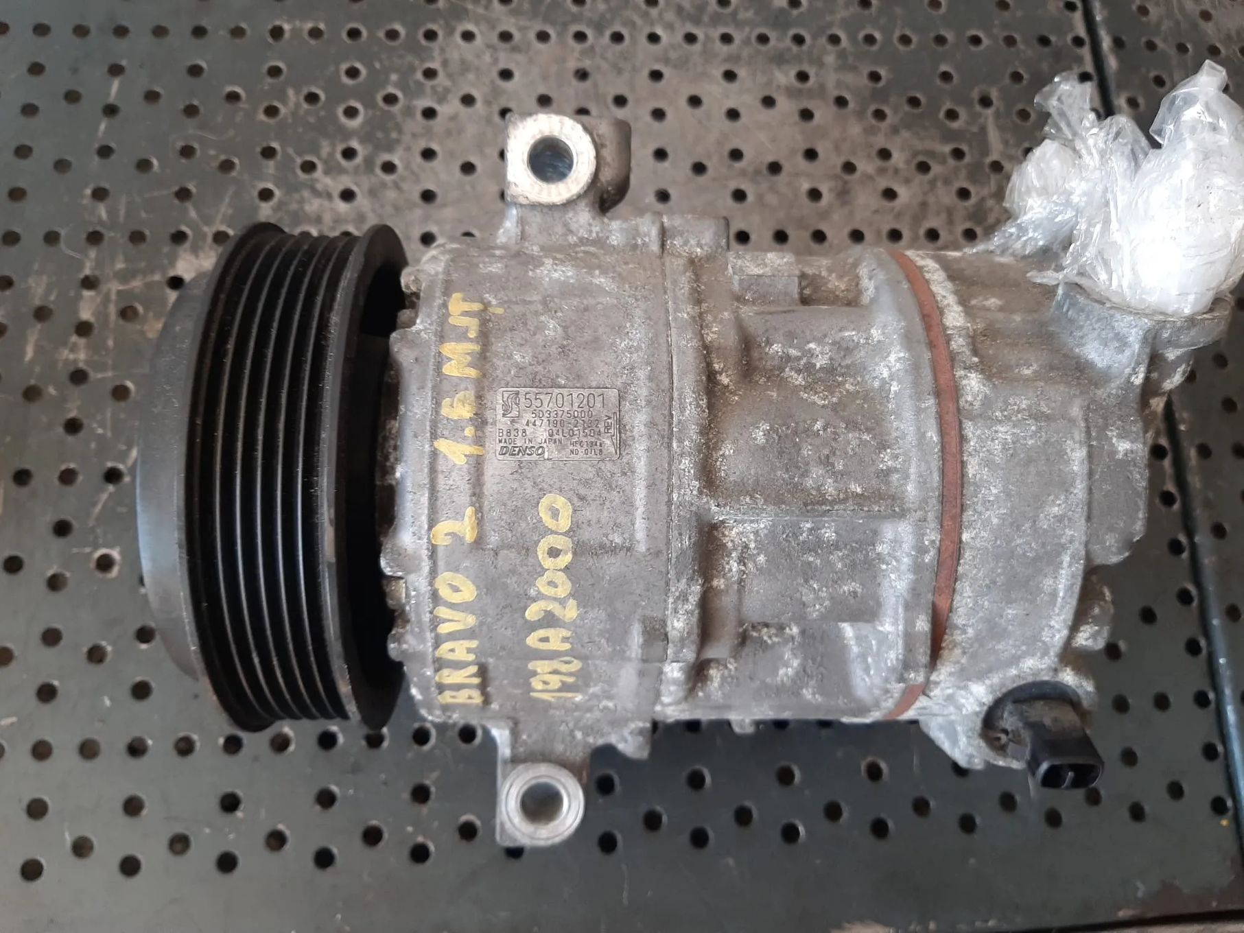 compresor clima ac 1.6 d 1.9 jtd 2.0 jtd fiat croma  sedici doblo idea bravo linea punto 55701201 447190-2132