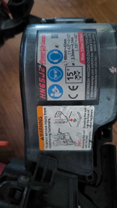 Pistol de cuie Max hn65j2