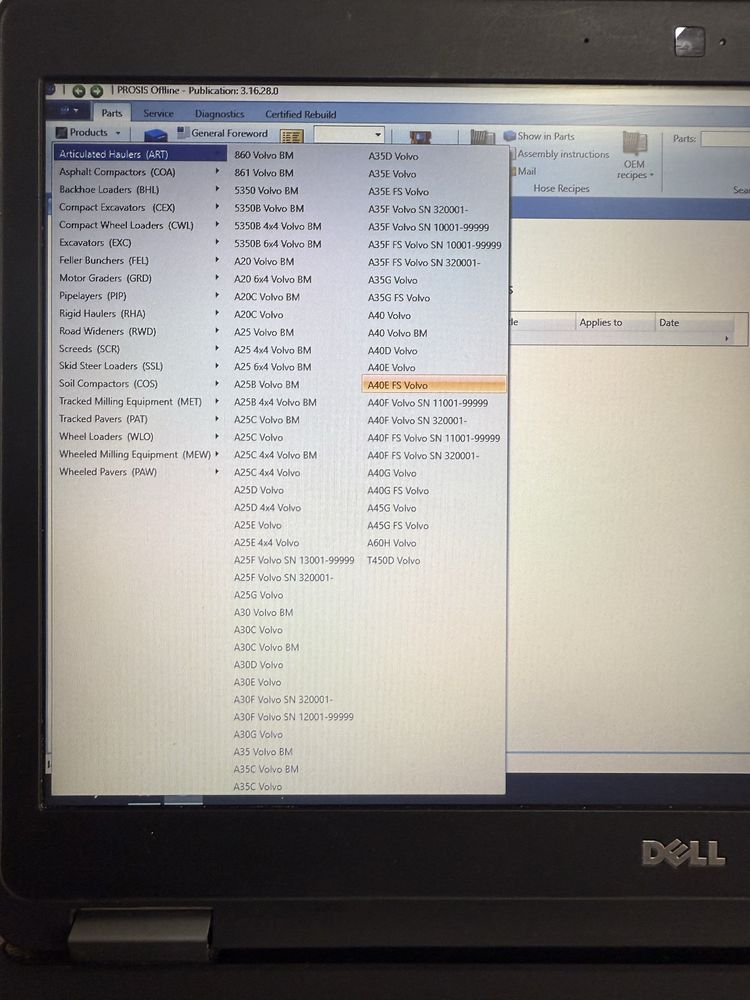 Tester Volvo VOCOM Camioane+Laptop Dell E7470 cu PTT 2.8.241, Impact