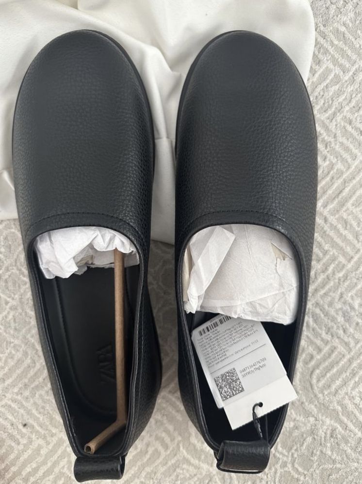Мужские мокасины новые Zara
