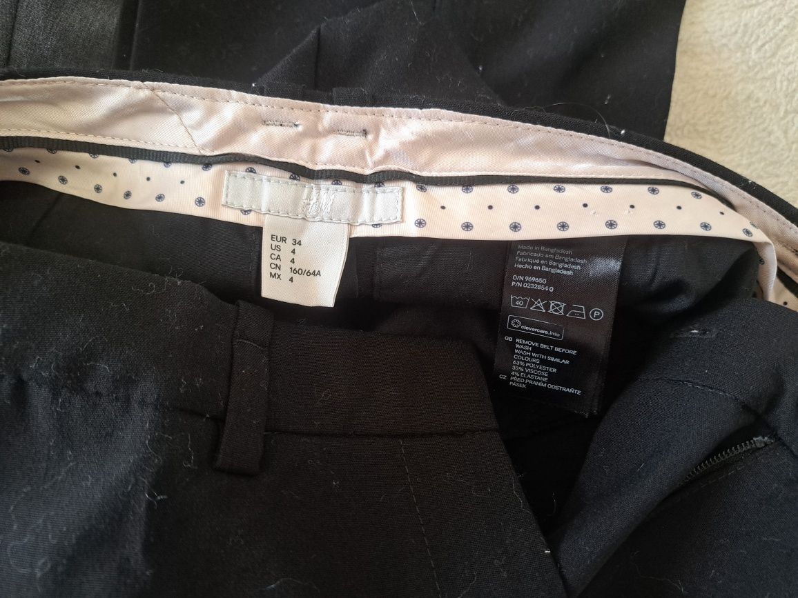XS - дамски панталони с ръб H&M