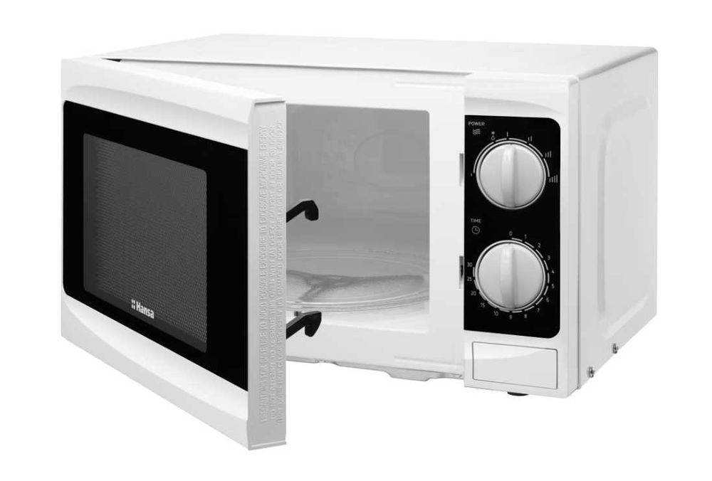 Cuptor cu microunde Hansa 17 l, 700 W, Alb