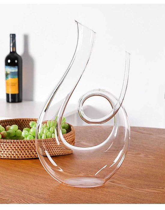 ~Model Nou* Decantor Carafa Vin Sticla Transparenta Calitate Premium~