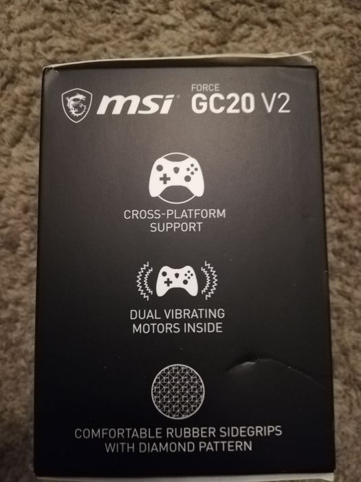 Controller cu fir PC Android Msi GC20 V2 alb Nou
