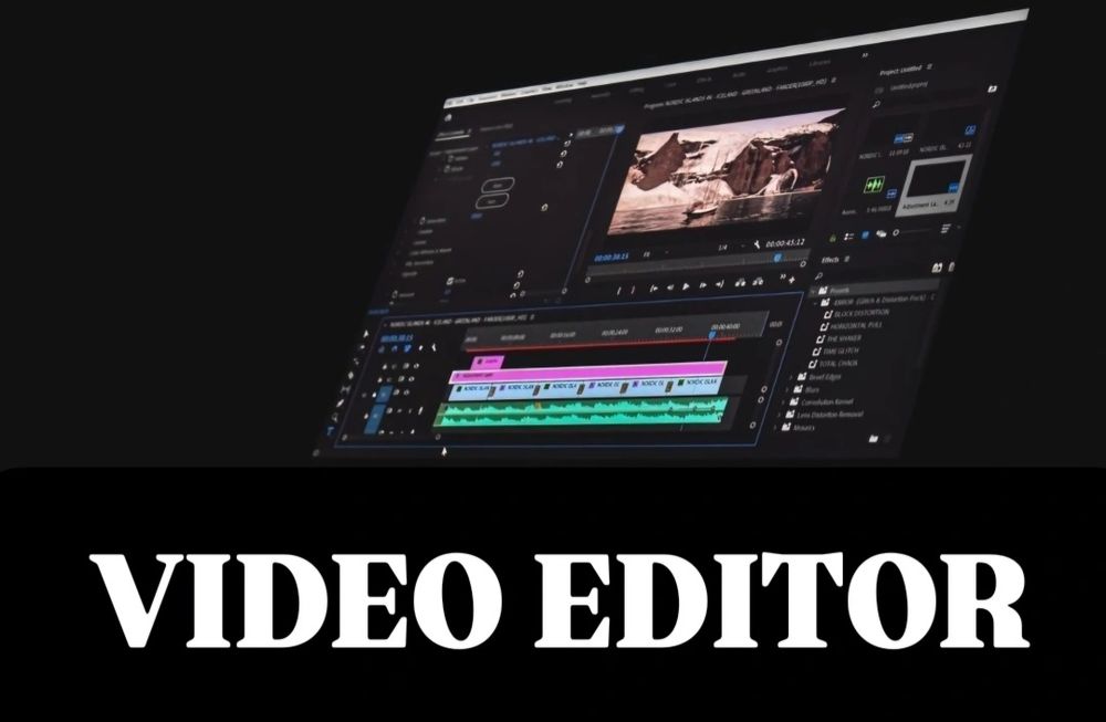 Editor video, content designer