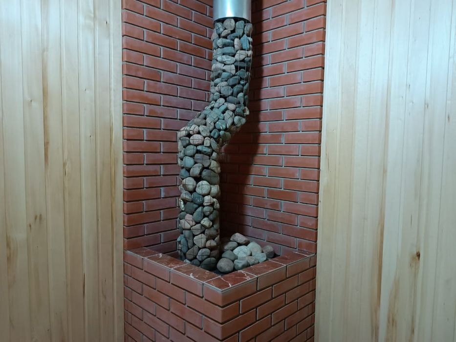 Баня на дровах с жарким паром