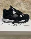 Air Jordan 4 Retro White Thunder Black/Yellow/Red
