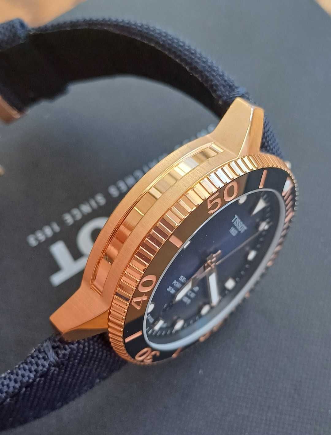 Tissot seastar 1000 automatik Nivachron, като нов, пълен комплект