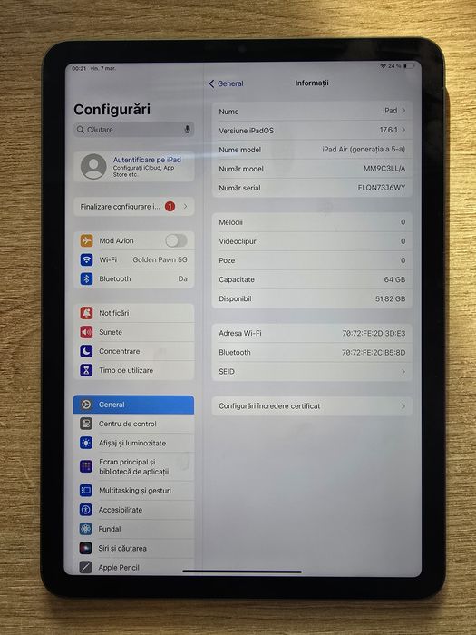Ipad air 5 64 gb