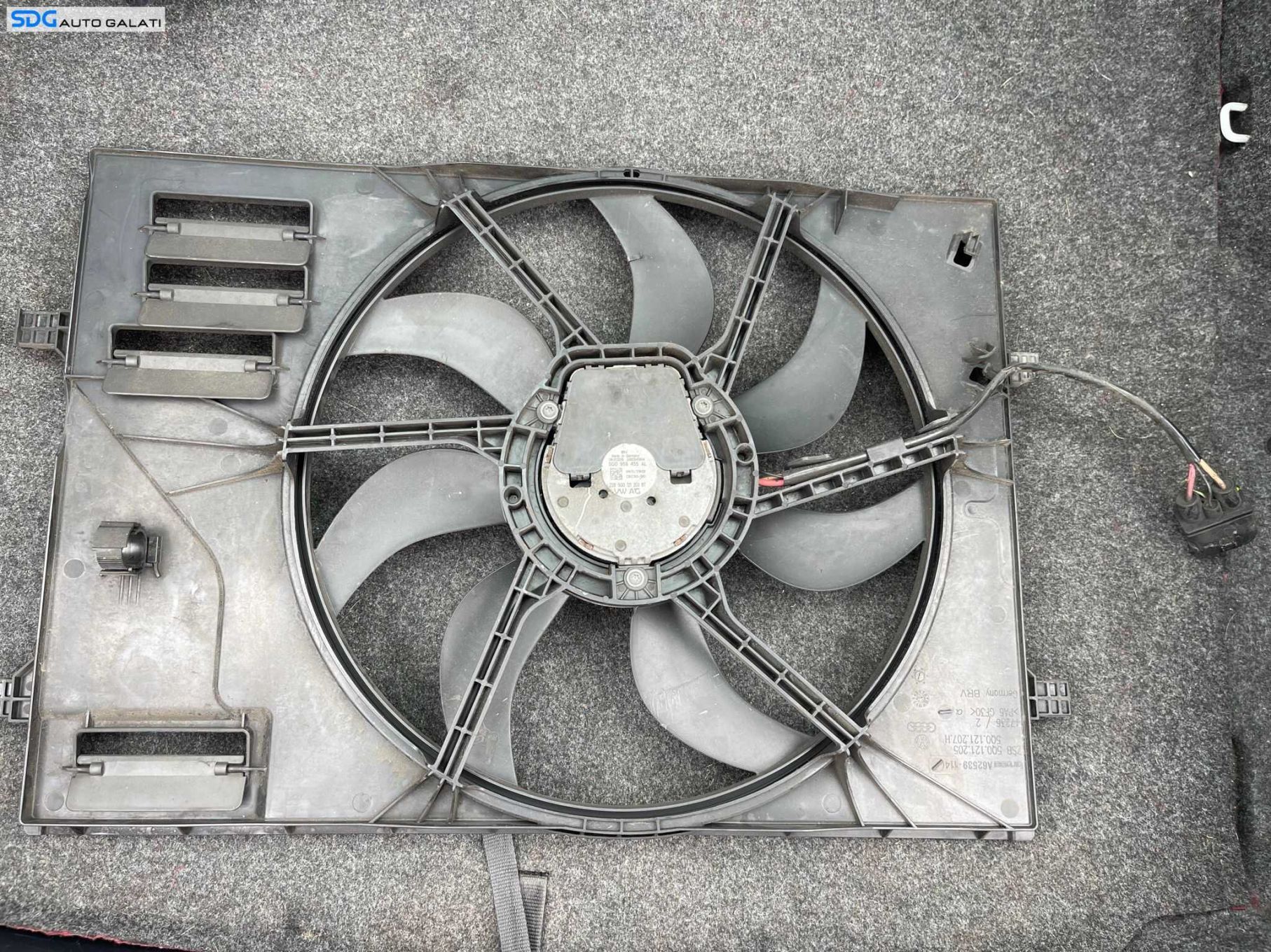 Ventilator Electroventilator Skoda Octavia 3 1.2 CJZA CJZB 2013 - 2017 Cod 5Q0959455AL 5Q0121203BT 5Q0121205 5Q0121207H [C4370]