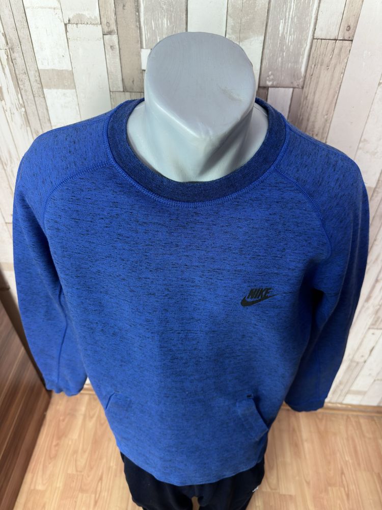 Pulover bluza sweater sweatshirt Nike Tech Crew royal blue bumbac