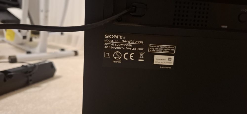 Soudbar Sony HT-CT260H 300w