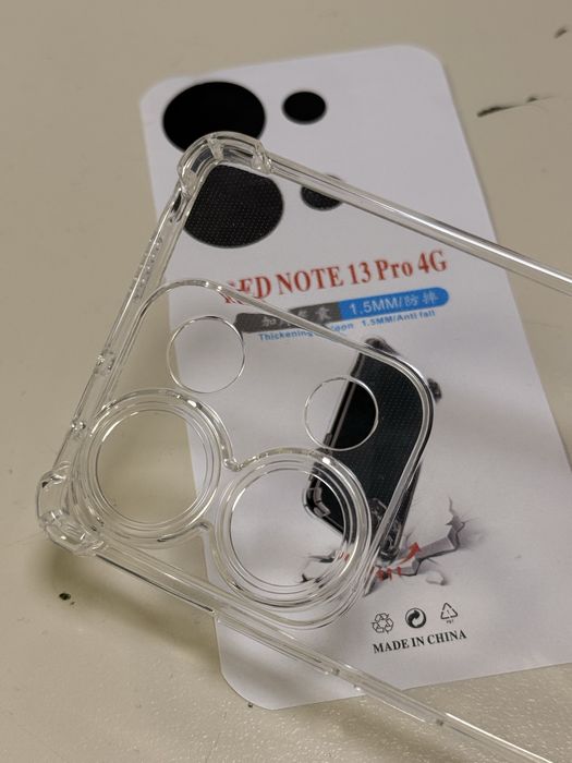 Прозрачен кейс за Redmi Note 13 Pro 4G
