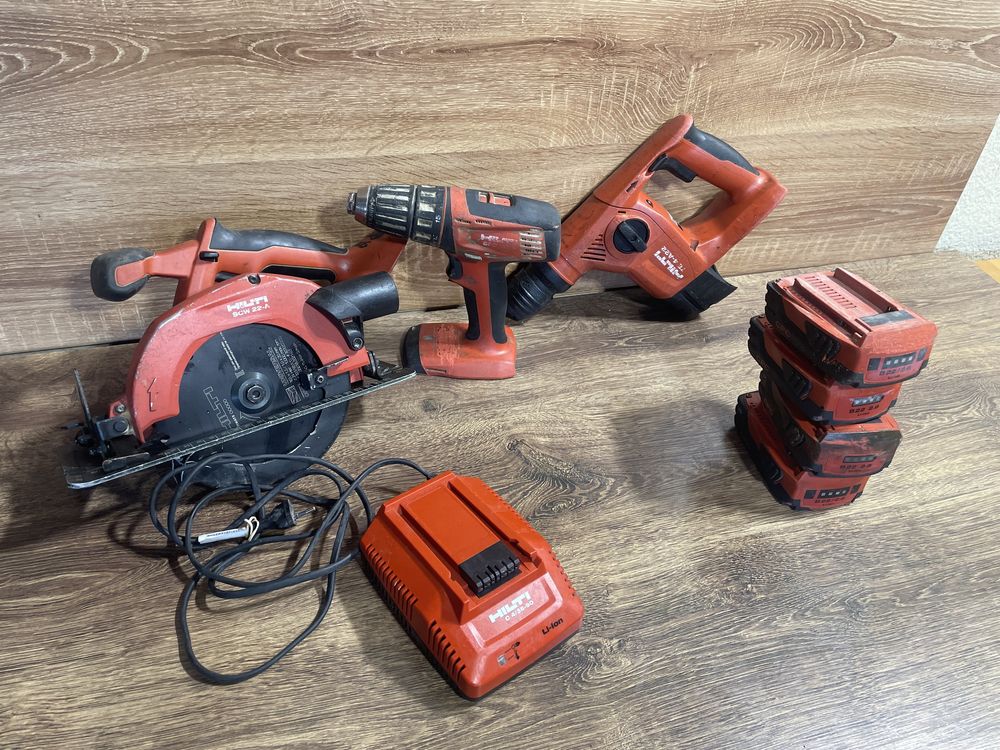 Hilti scm+ sfc + te4 a22 set 1400 ron toate