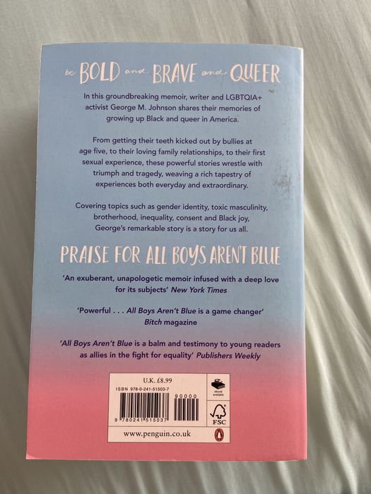 книга ,,All boys aren’t blue”