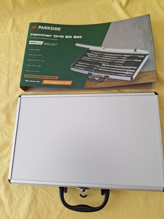 Trusa set burghie pentru ciocan rotopercutor SDS, buc = 12