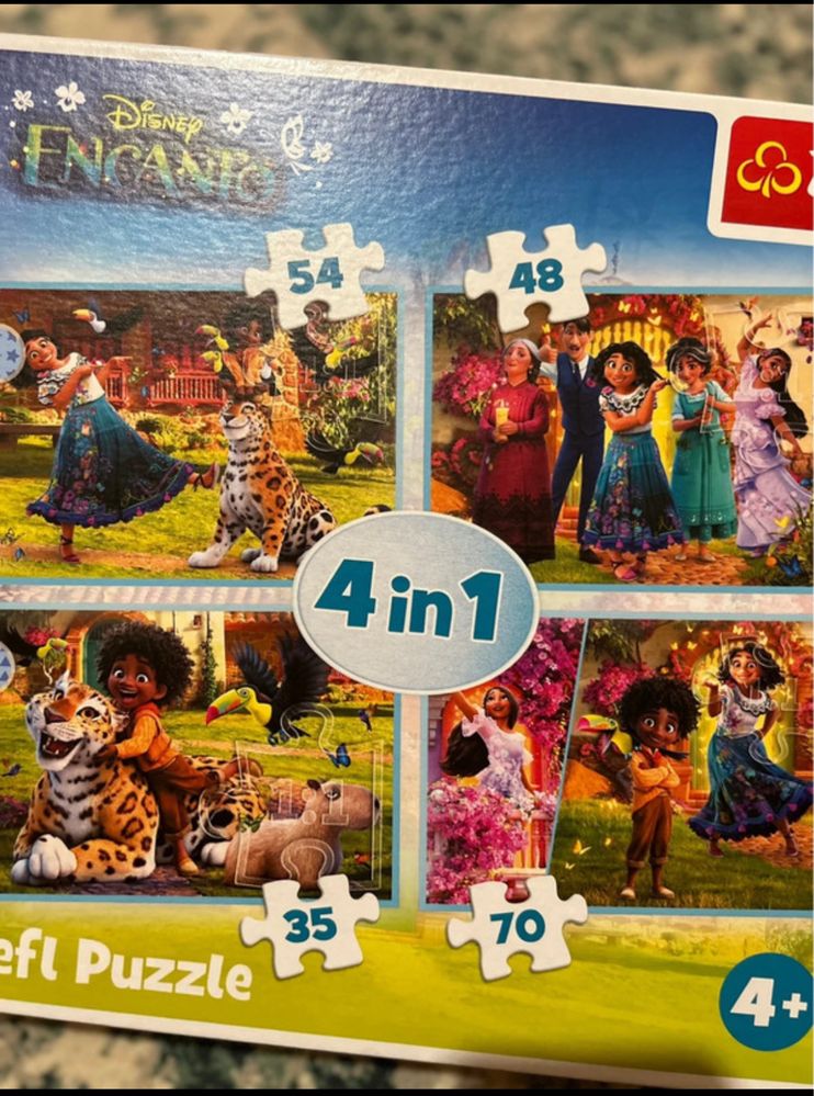 Puzzle Trefl Disney Encanto 4 în 1