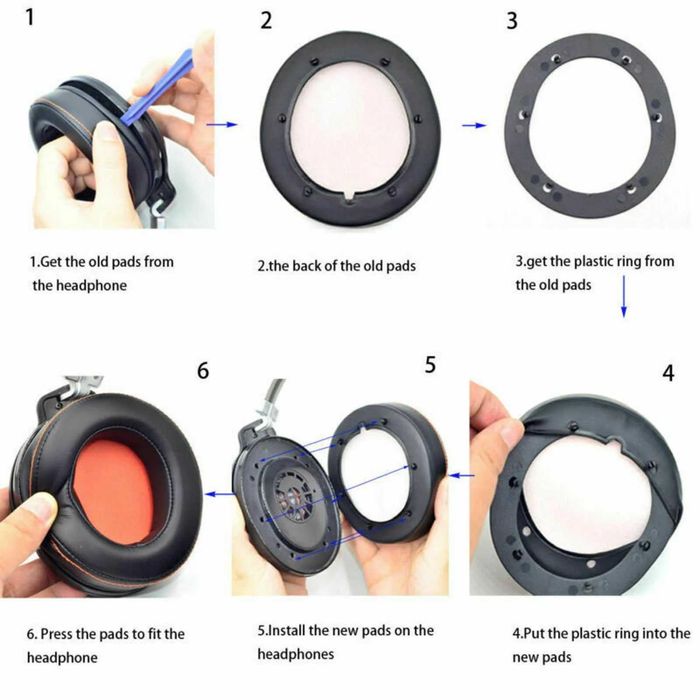 Set 2 bureti pentru casti SteelSeries 9H Gaming, Spuma cu memorie