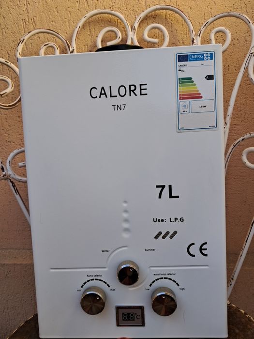Mini centrală pe gaz pentru apă caldă.